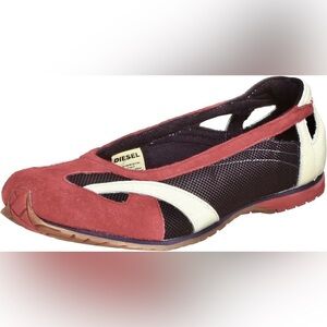 Diesel Sport Ballerikah Ballet Flat Leather Upper Sneakers